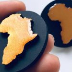 africa earrings studs
